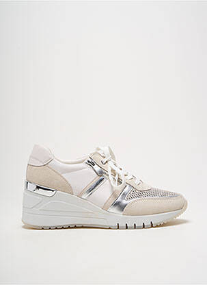 Baskets talon compensé talon de 7 à 9cm argent MARCO TOZZI femme