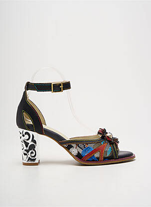 Sandales/Nu pieds noir LAURA VITA femme