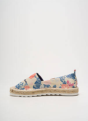 Espadrilles bout rond talon plat jusqu'à 3cm beige REFRESH femme