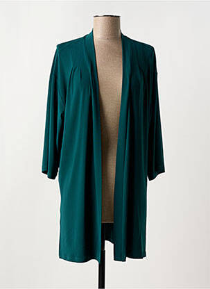 Veste casual coupe droite vert PAZ TORRAS femme