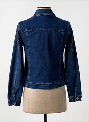 Veste casual col chemisier bleu MERI & ESCA femme