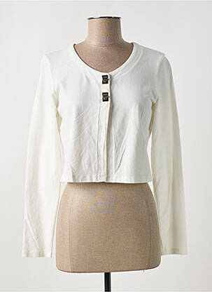 Gilet manches longues stretch blanc ANANKE femme