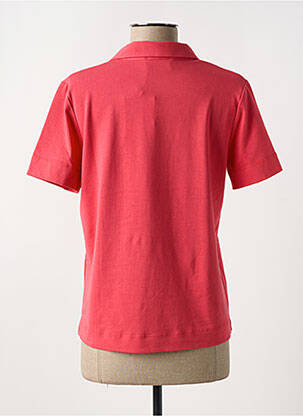 Polo stretch manches courtes rouge GUITARE femme