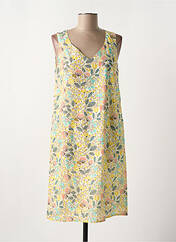 Robe mi-longue jaune GUY DUBOUIS pour femme seconde vue