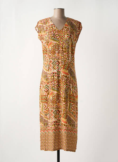 Robe longue orange MERI & ESCA pour femme