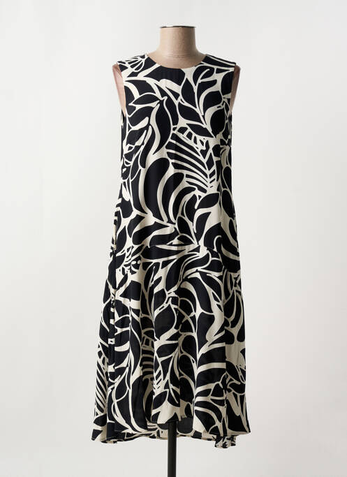 Robe mi-longue noir OLSEN pour femme