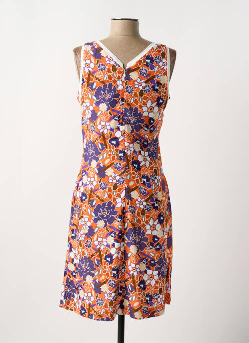 Robe mi-longue orange MERI & ESCA pour femme