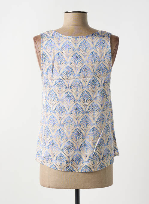 Top bleu GUITARE pour femme