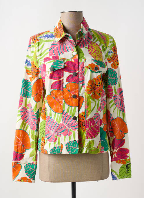 Veste casual vert GUY DUBOUIS pour femme