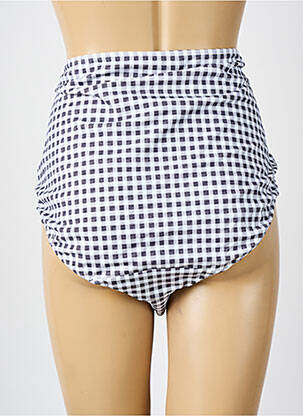 Bas de maillot de bain tissage satiné culotte marron ELOMI femme
