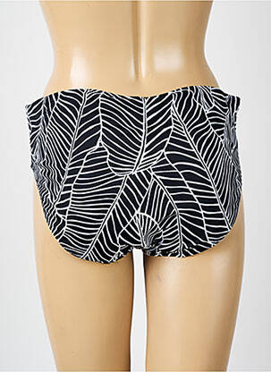 Bas de maillot de bain tissage satiné culotte noir ELOMI femme