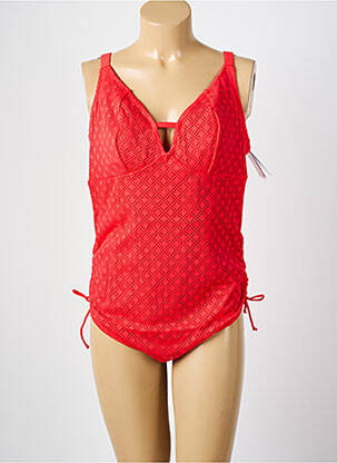 Maillot de bain 1 pièce haut soutien-gorge emboitant haut soutien-gorge emboitant orange ELOMI femme