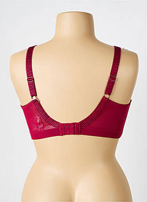 Soutien-gorge sans armature haut soutien-gorge emboitant rouge ELOMI femme