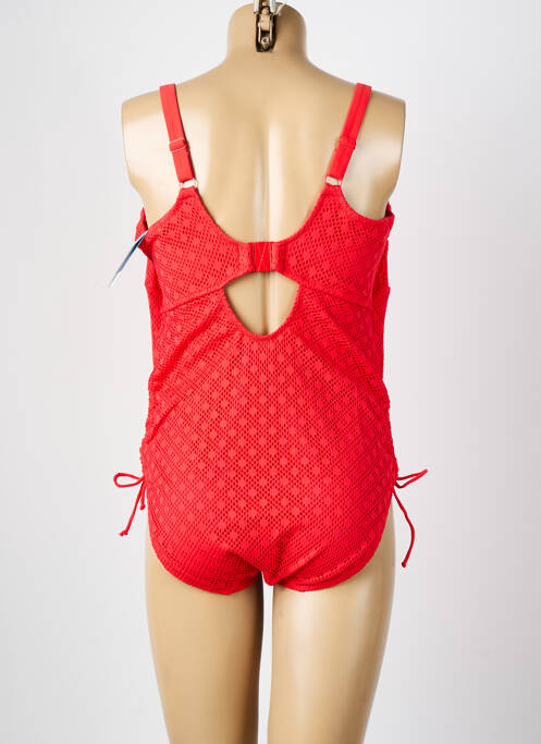 Maillot de bain 1 pièce orange ELOMI femme