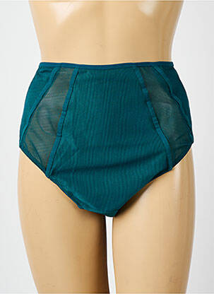 Culotte haute légère et transparente vert ELOMI femme