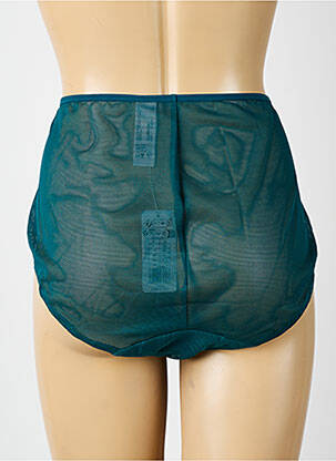 Culotte haute légère et transparente vert ELOMI femme