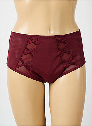 Culotte stretch rouge ELOMI femme