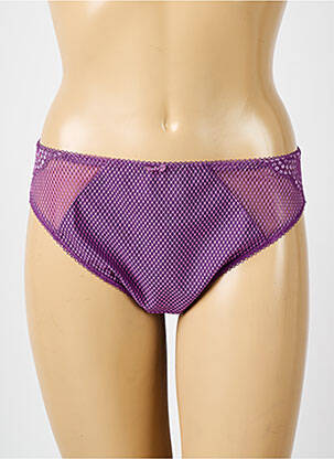 Culotte stretch violet ELOMI femme