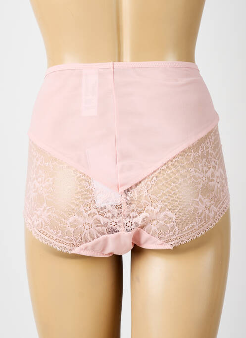 Culotte haute légère et transparente rose ELOMI femme