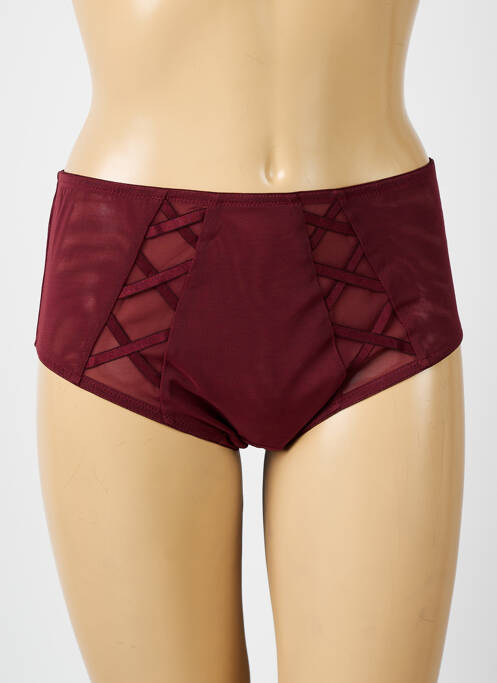Culotte stretch rouge ELOMI femme