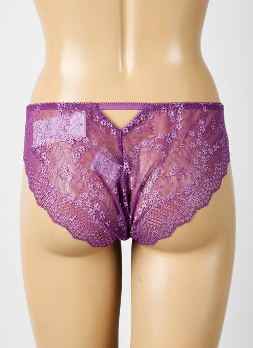 Culotte stretch violet ELOMI femme