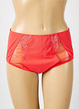 Culotte haute broderie orange ELOMI femme