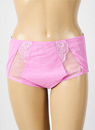 Culotte haute broderie rose ELOMI femme