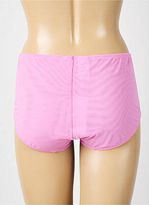 Culotte haute broderie rose ELOMI femme