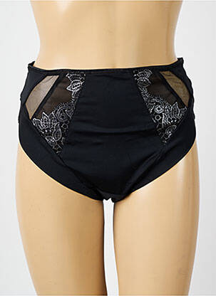 Culotte haute broderie noir ELOMI femme