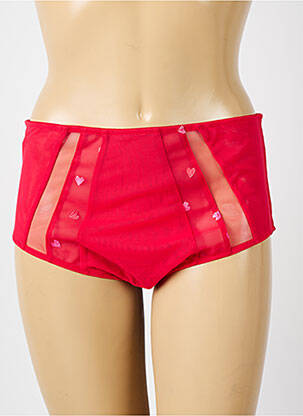 Culotte stretch rouge ELOMI femme