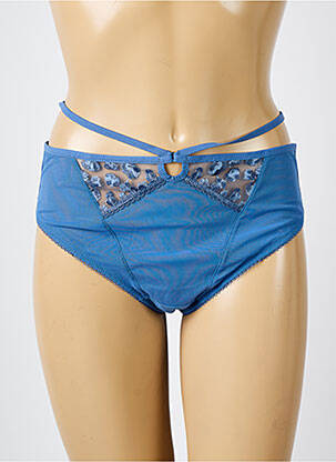 Culotte haute stretch bleu ELOMI femme