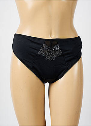String broderie noir ELOMI femme