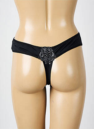 String broderie noir ELOMI femme
