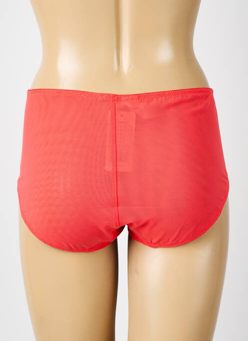 Culotte haute broderie orange ELOMI femme