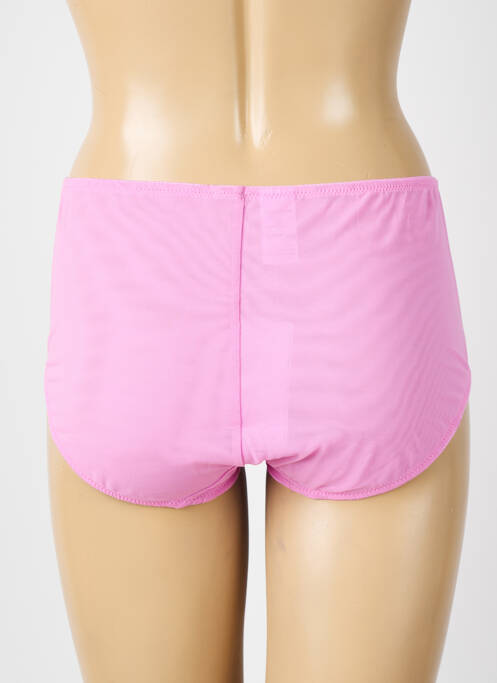 Culotte haute broderie rose ELOMI femme