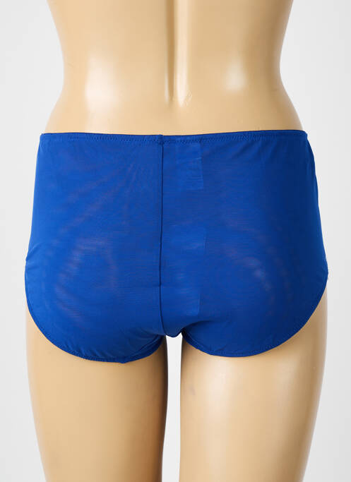 Culotte haute broderie bleu ELOMI femme