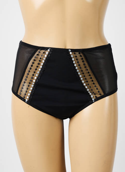 Culotte tissage tulle noir ELOMI femme