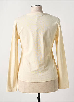 Top imprimé fantaisie manches longues beige ANANKE femme