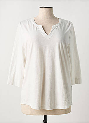 Blouse manches 3/4 manches 3/4 blanc OLSEN femme