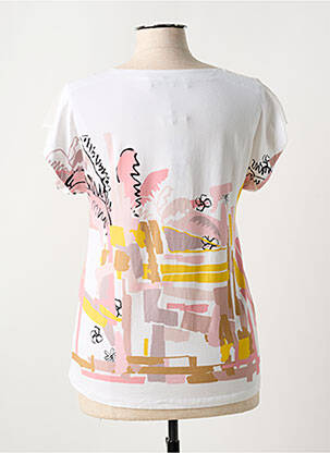 Top manches courtes manches courtes blanc ANANKE femme