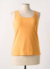 Top coupe cintrée fines bretelles orange GUITARE femme