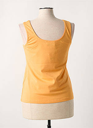 Top coupe cintrée fines bretelles orange GUITARE femme