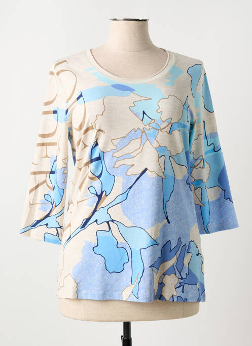 Top bleu OLSEN pour femme