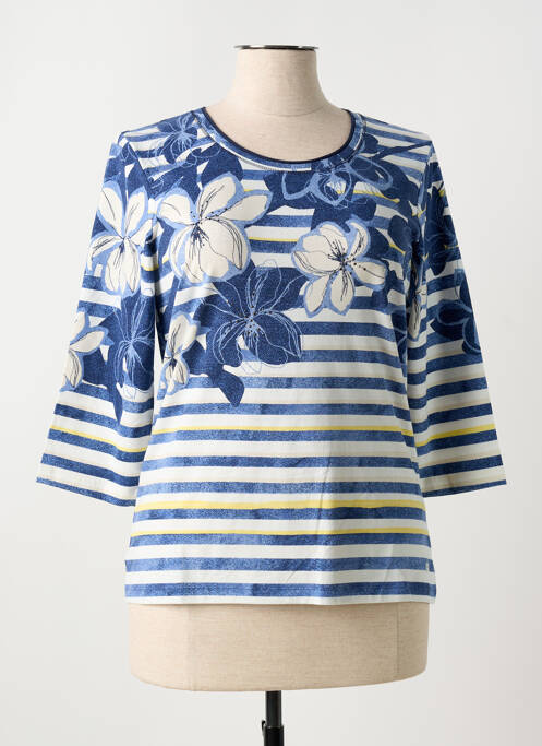 Top bleu OLSEN pour femme