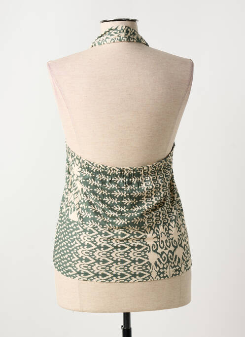 Top vert GUITARE pour femme