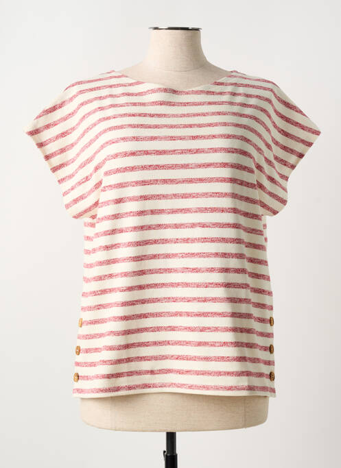 T-shirt beige ROYAL MER pour femme