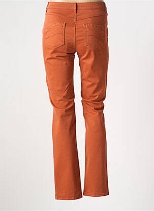 Jeans coupe slim taille normale taille normale orange GUY DUBOUIS femme