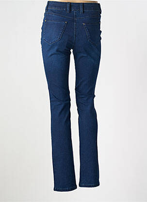 Jeans coupe slim stretch taille normale bleu GUY DUBOUIS femme