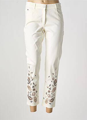 Pantalon 7/8 stretch taille normale beige MERI & ESCA femme