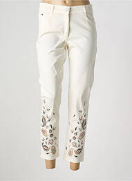 Pantalon 7/8 stretch taille normale beige MERI & ESCA femme